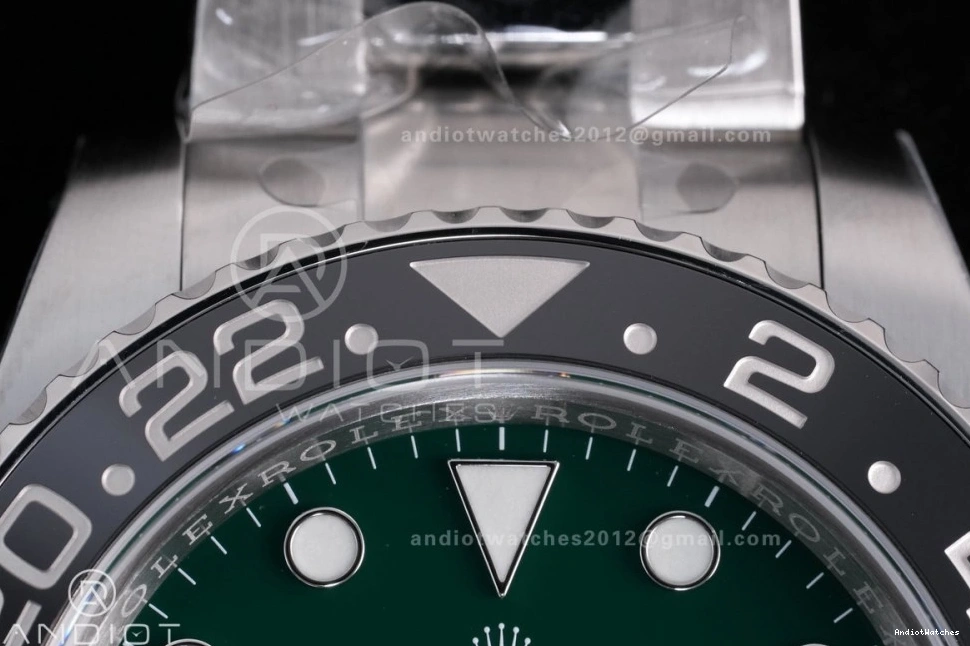 126729 GMT-Master Bracelet Oyster On Sprite 1:1 884 V3 Dial Best ZipUp Green Edition SS II 904L DD VSF VTNR 0731